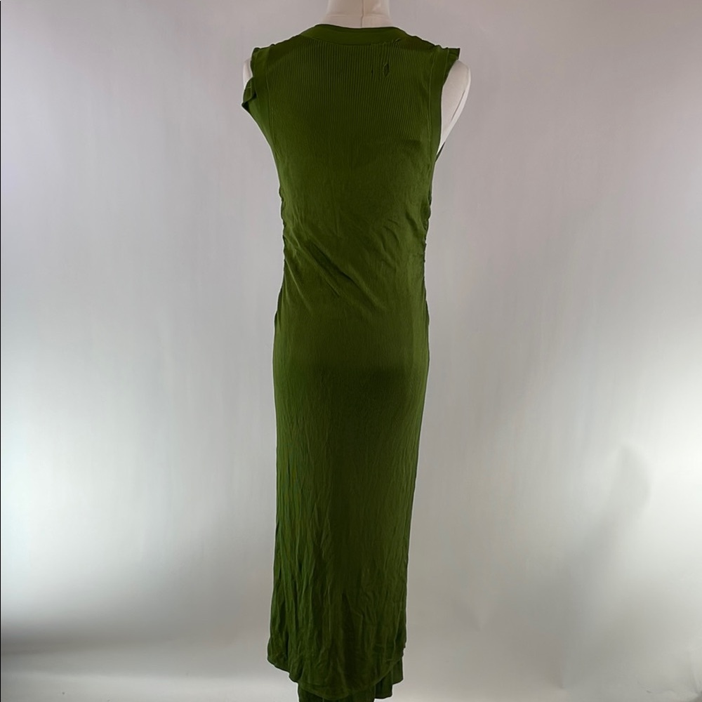 Atlein Green Knit Midi Dress, M - Picture 12 of 14